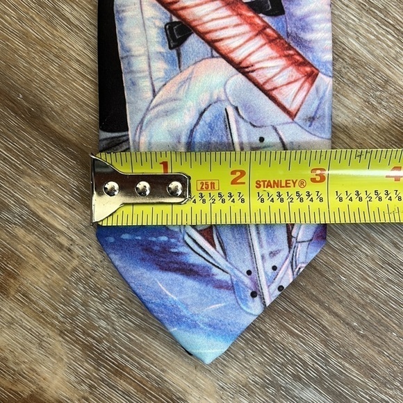 New Jersey Devils Original Ralph Marlin Tie Made in the USA 1992 - Picture 7 of 13